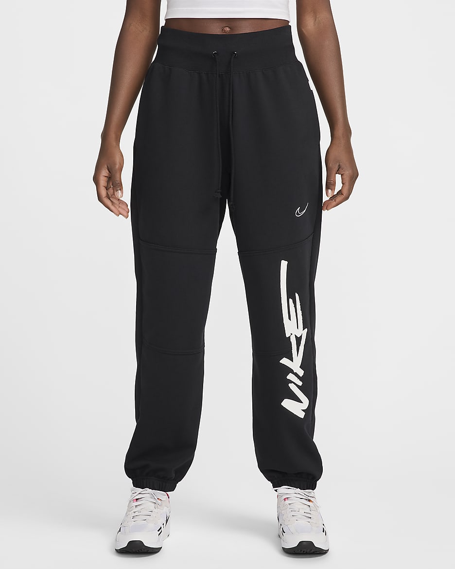 Nike Sportswear Breaking Women s Mid Rise Oversized French Terry Trousers. Nike SG